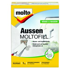 Füll- und Spachtelmasse 'Moltofill' außen weiß 1 kg