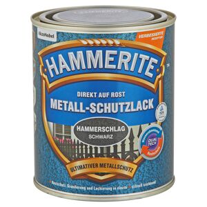 Metallschutzlack 'Direkt auf Rost' schwarz Hammerschlag-Effekt 750 ml