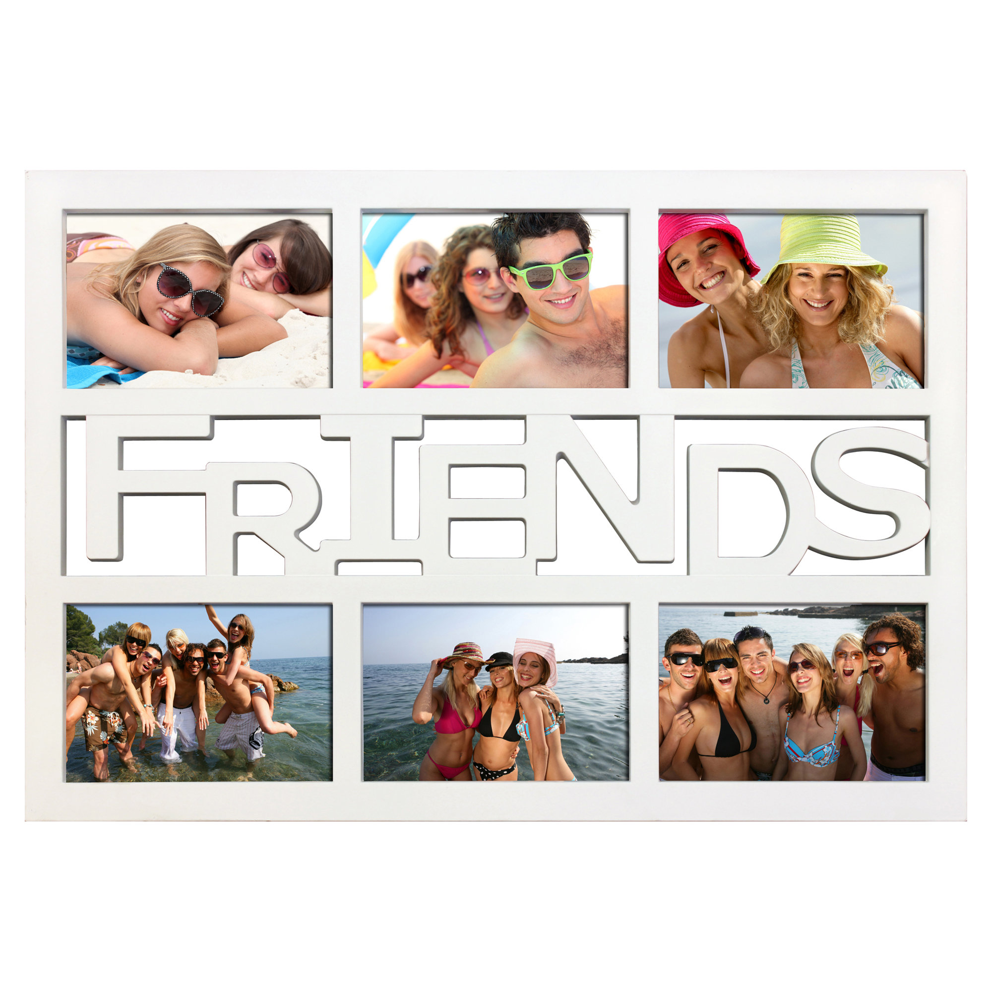 Collagerahmen weiß 48 x 33 cm "Friends" + product picture