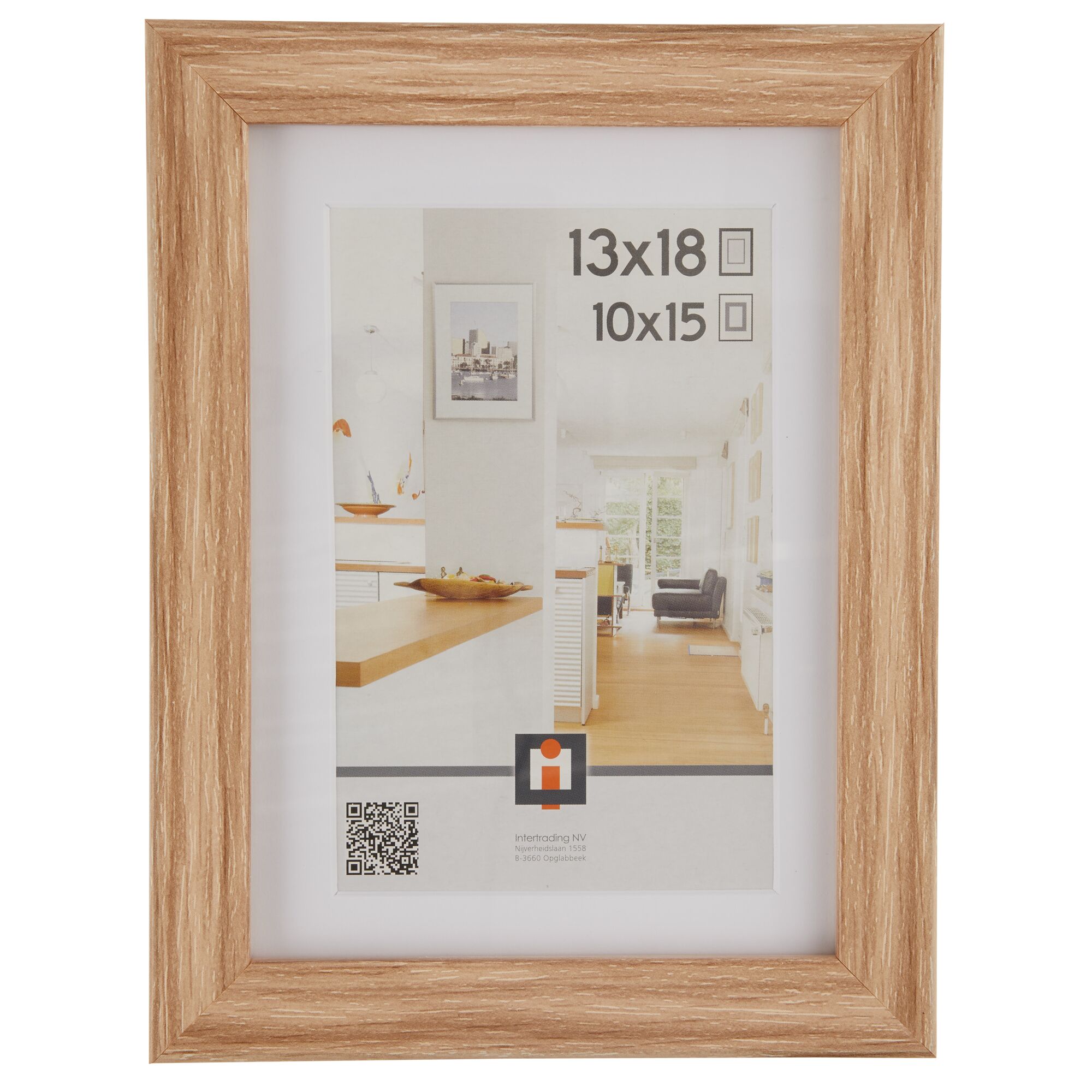 Bilderrahmen Malmö 13x18 cm, Farbe: Eiche Vintage