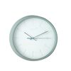 Quarz-Wanduhr grau Ø 25 x 5 cm