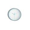 Quarz-Wanduhr grau Ø 25 x 5 cm