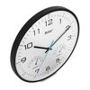 Analoge Wanduhr mit Thermometer und Hygrometer