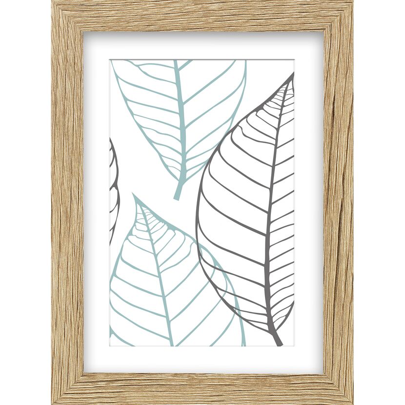 Bilderrahmen 'Iceland' Holz eichefarben 13 x 18 cm
