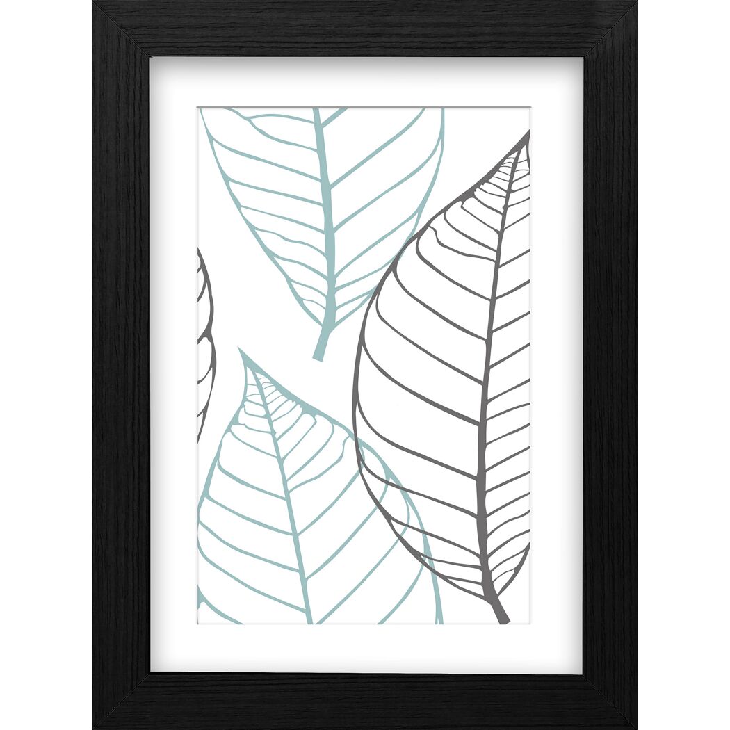 Bilderrahmen 'Iceland' Holz schwarz 13 x 18 cm