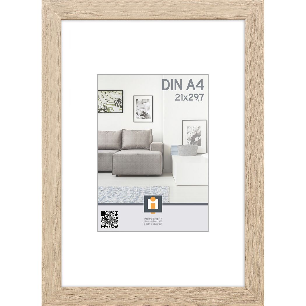 Bilderrahmen Livorno, DIN A4, 21x29,7 cm, Holzoptik
