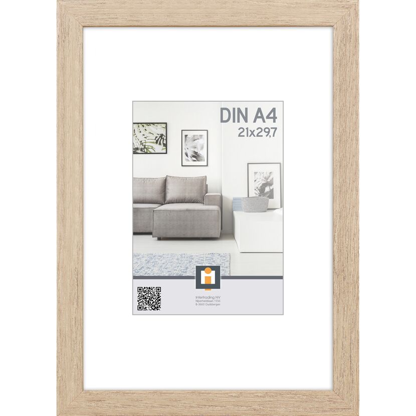 Bilderrahmen Livorno, DIN A4, 21x29,7 cm, Holzoptik