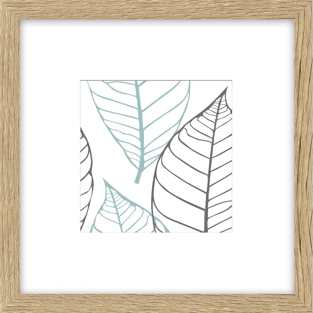Bilderrahmen 'Iceland' Holz eichefarben 23 x 23 cm, Passepartout