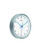 Quarz-Wanduhr silbern Ø 25 x 4 cm