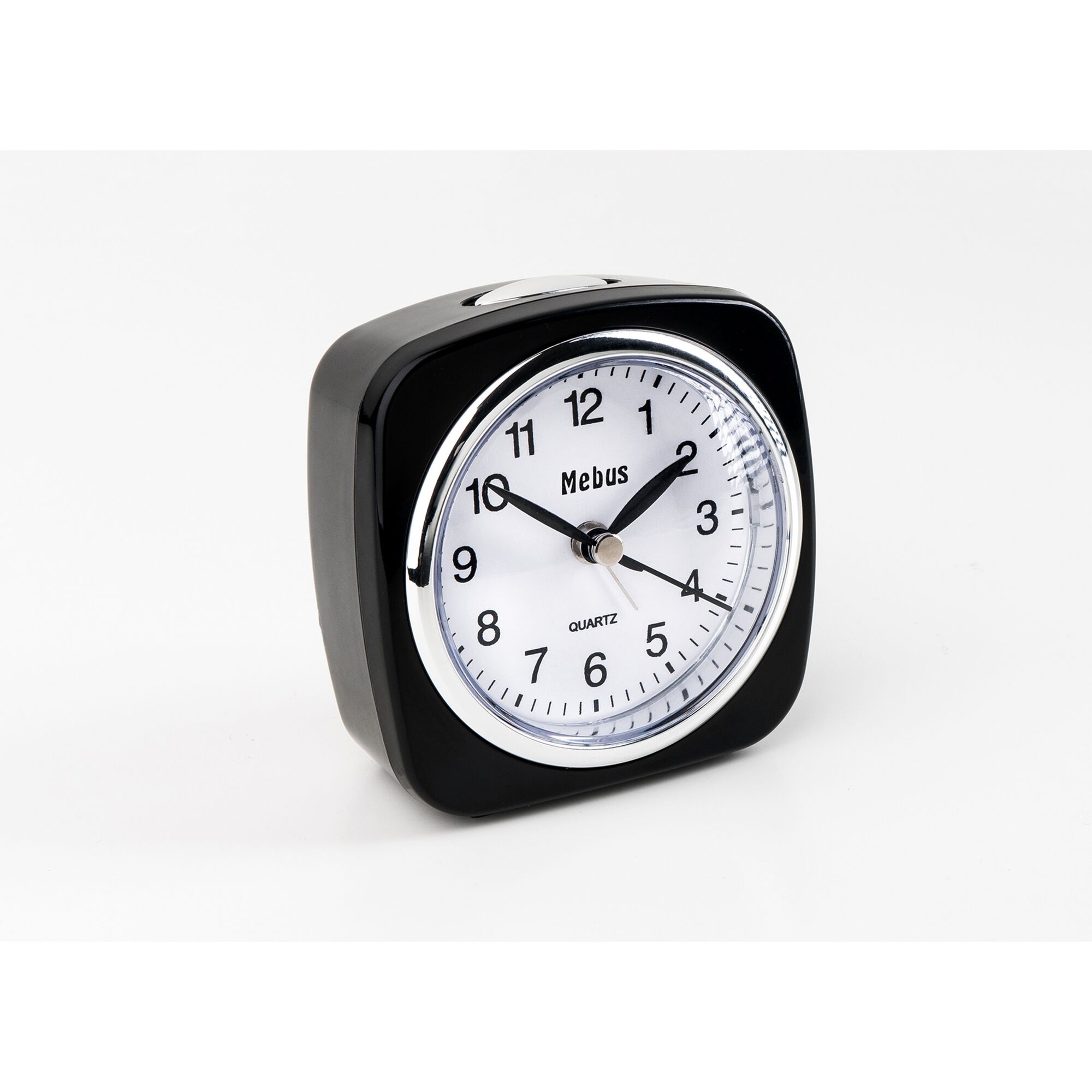 Schwarzer Quarz-Wecker von Mebus