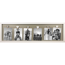 Verkleinertes Bild von Collagerahmen 'Family' Holz weiß 78 x 24 cm, Leine und 6 Klammern