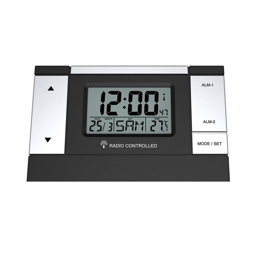 Digitaler Funkwecker mit Temperaturanzeige