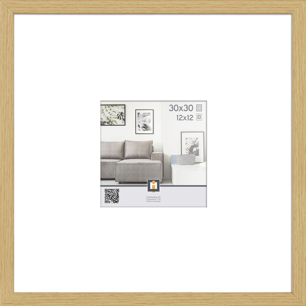 Bilderrahmen Madrid natur 30 x 30 cm