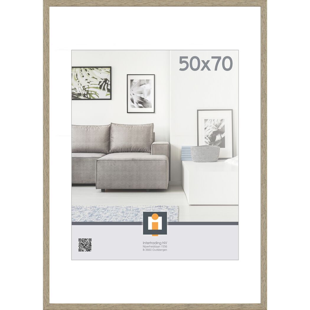 Bilderrahmen Vintage Eiche 50 x 70 cm