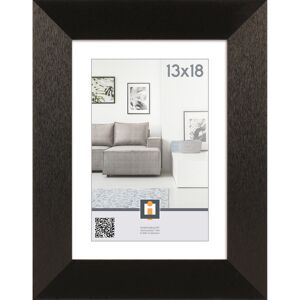 Bilderrahmen 'Braga' Holz schwarz 13 x 18 cm