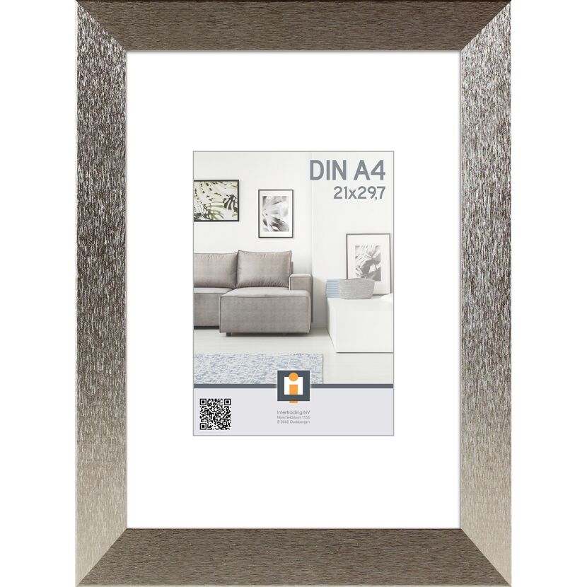 Bilderrahmen Braga silber 21x30 cm