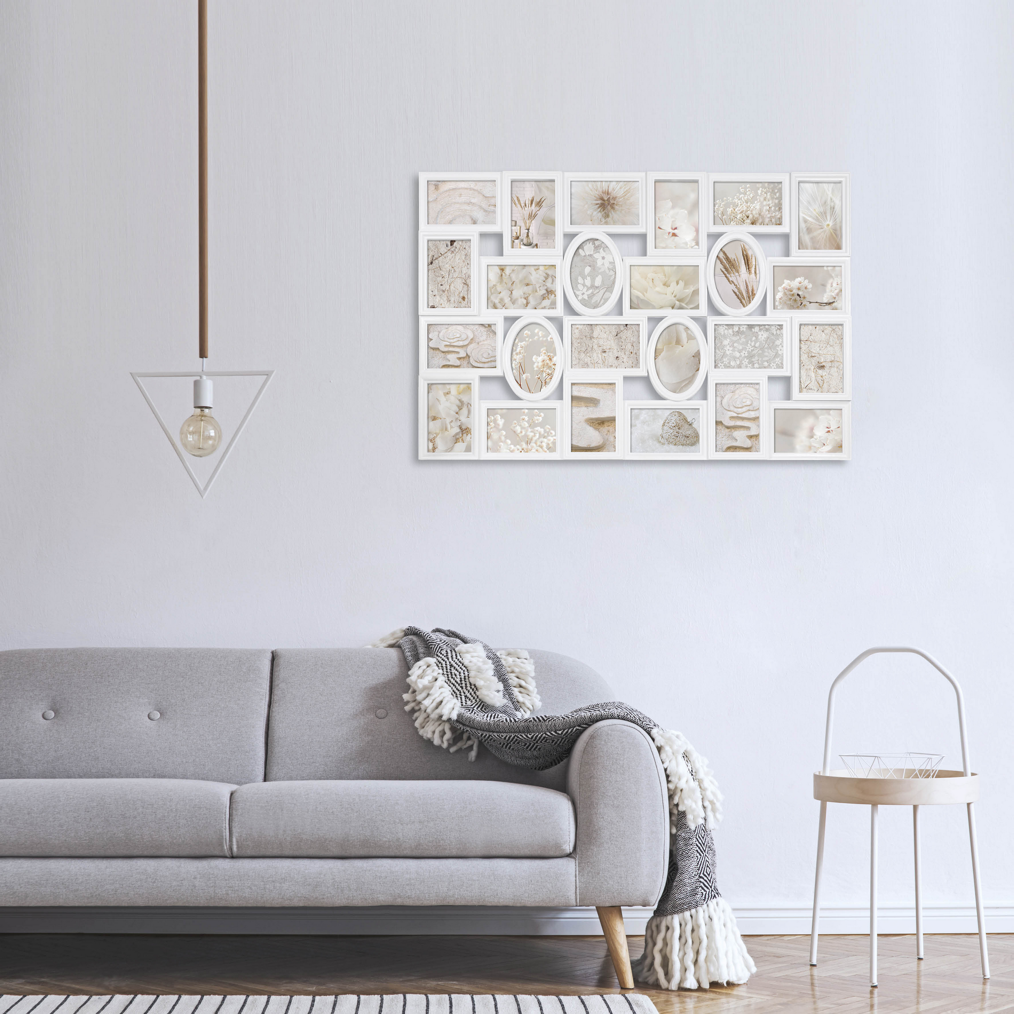 Collagen-Bilderrahmen 'Alba' weiß 87 x 58 cm + product picture