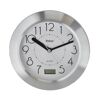 Quarz-Wanduhr mit Temperaturanzeige