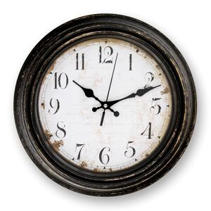 Wanduhr 'Antik' braun/weiß Ø 32 cm