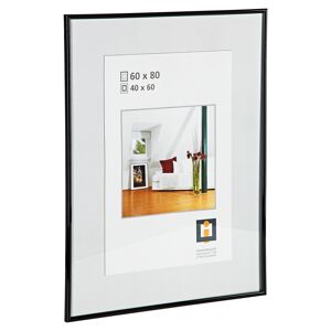 Kunststoffrahmen 60 x 80 cm schwarz