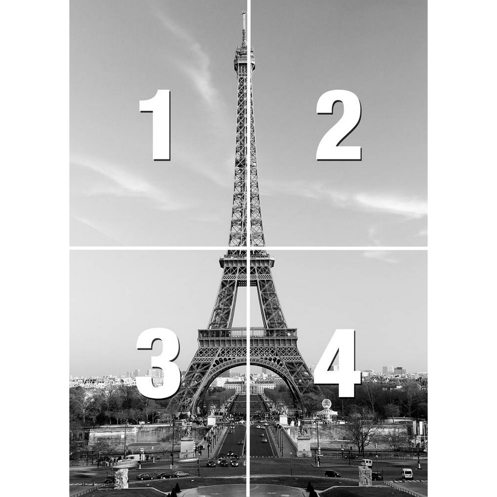 Reinders Fototapete 'Eiffelturm' 183 x 254 cm + product picture