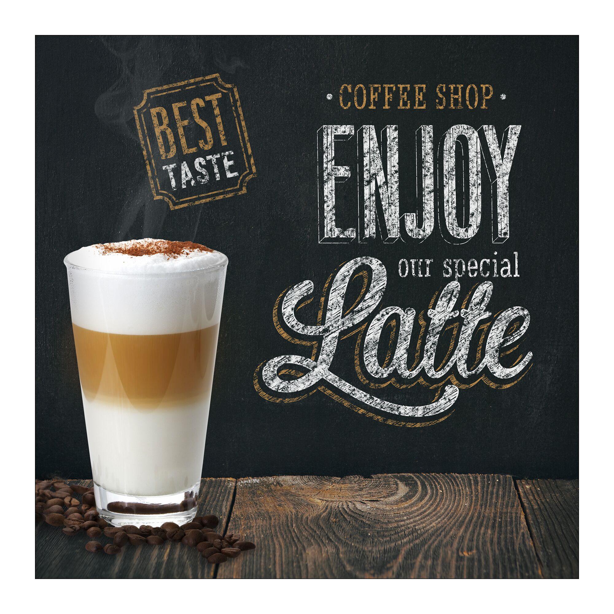 Genießen Sie unseren speziellen Latte