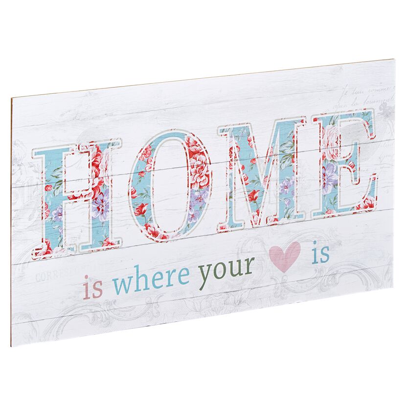 Decopanel 'Home' 27 x 15 cm