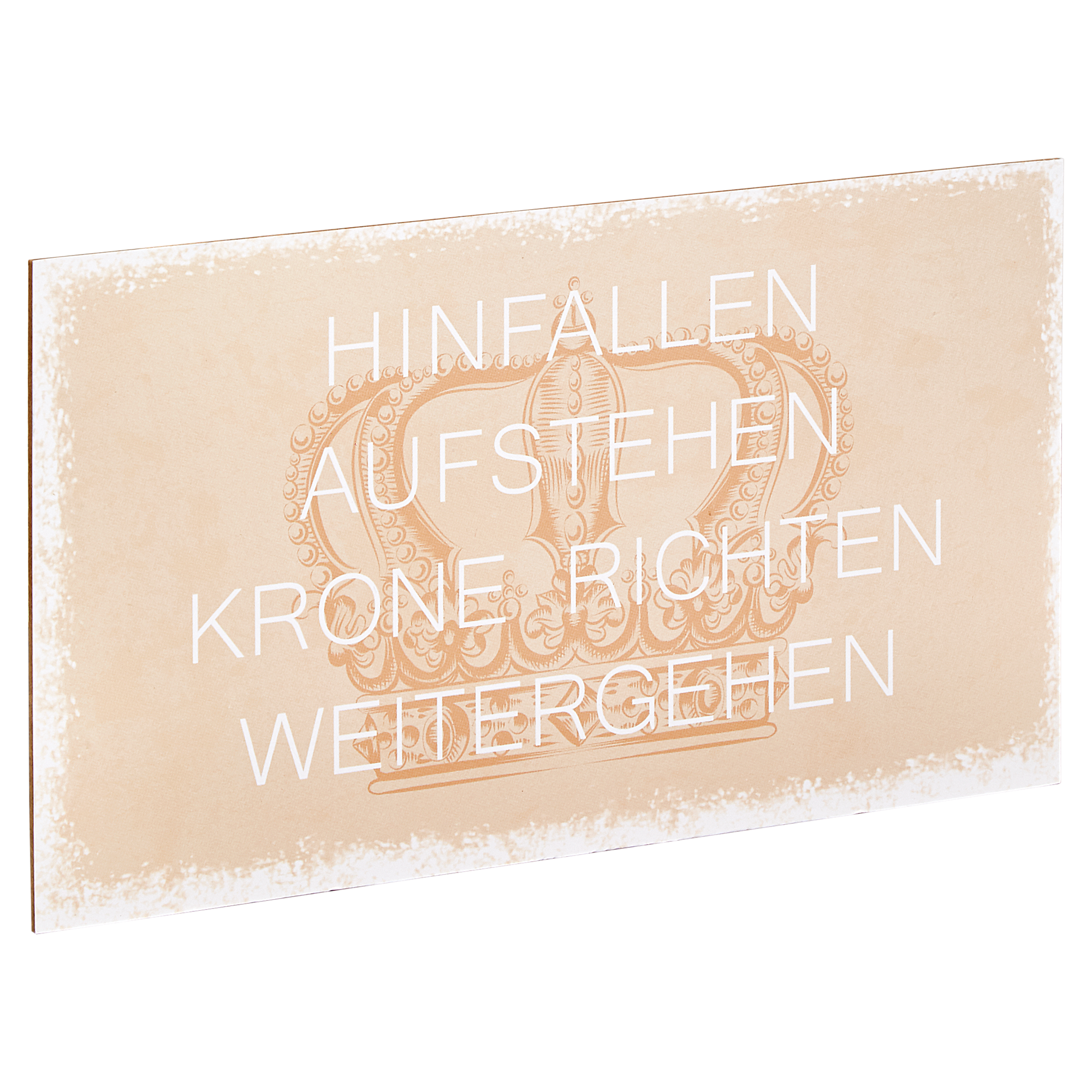 Decopanel "Weitergehen" 27 x 15 cm + product picture