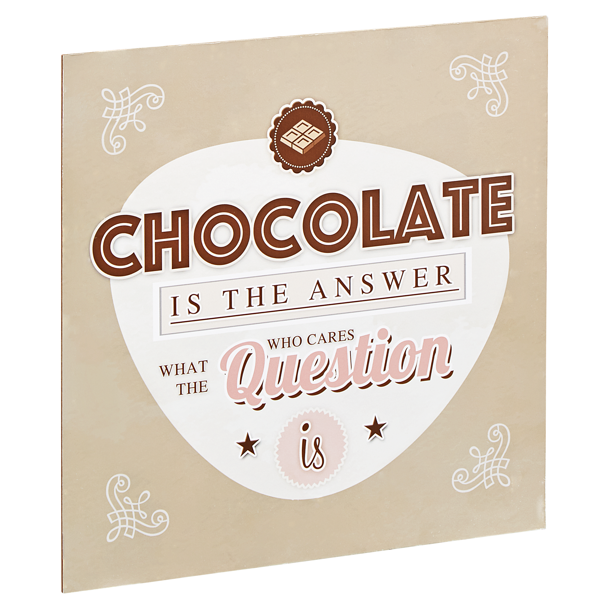 Decopanel "Schokolade" 29 x 29 cm + product picture