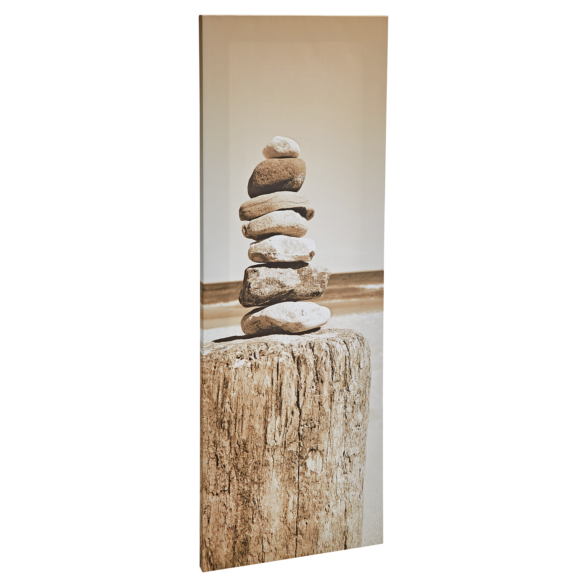 Leinwandbild Canvas "Stones" 27 x 77 cm + product picture