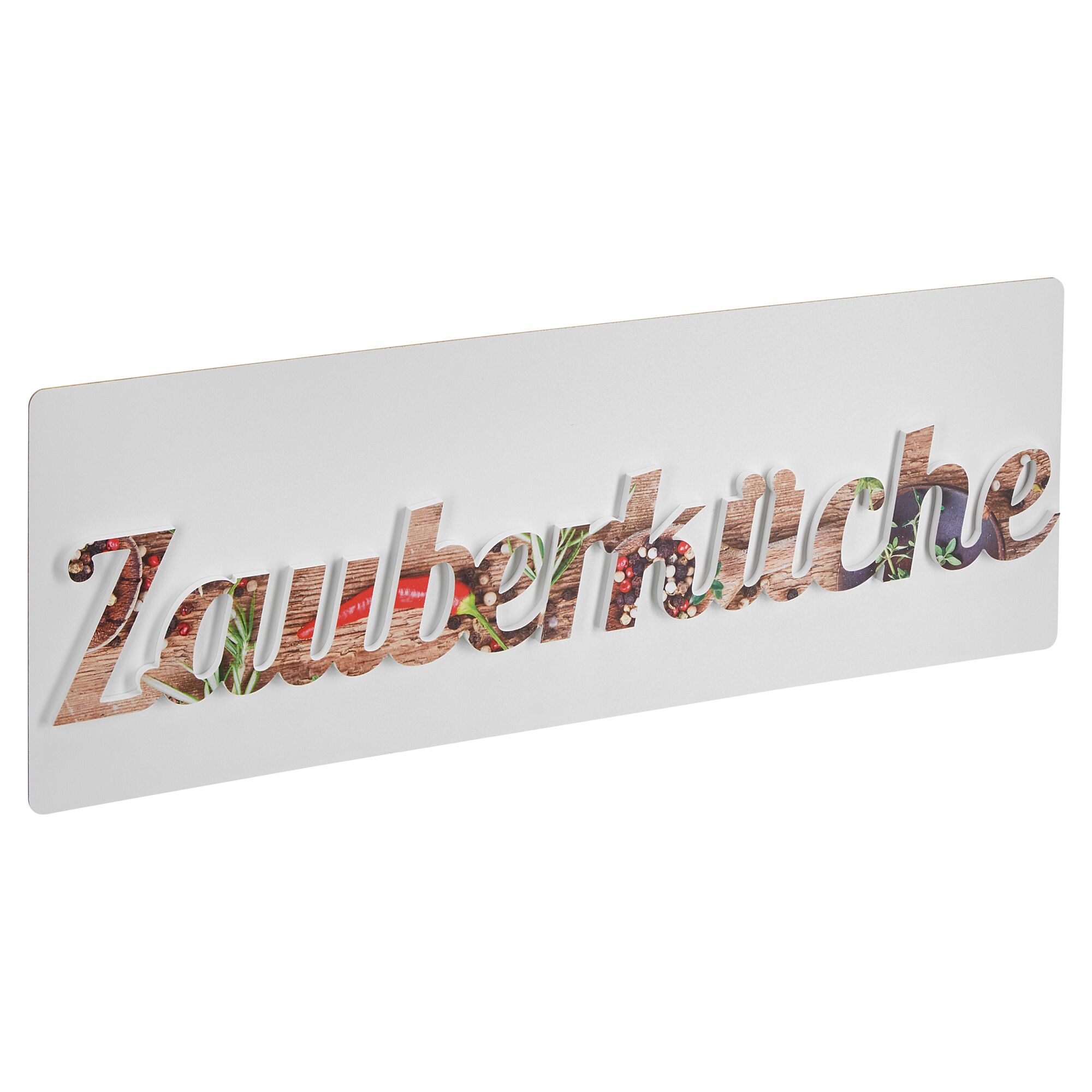 Schild Zauberküche mit Küchenkräutern