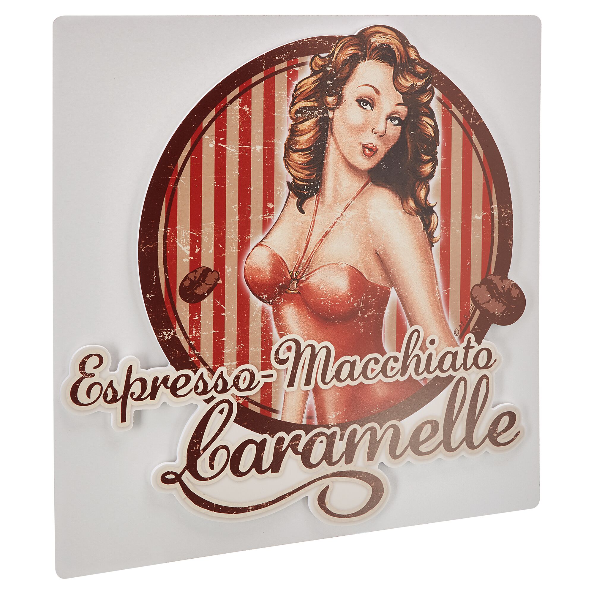 Espresso Macchiato Caramelle mit Pin-up-Girl