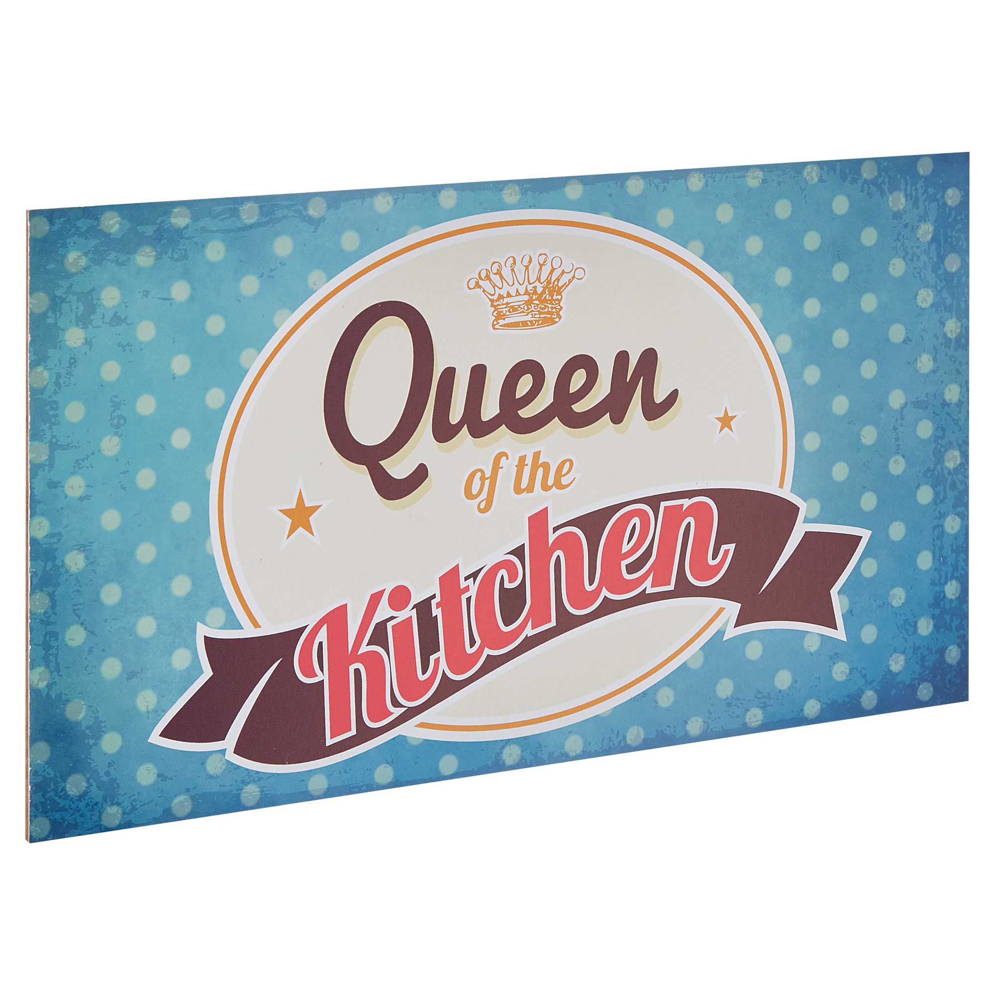 Decopanel "Queen of the Kitchen" 27 x 15 cm + product picture
