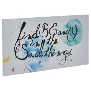 Decopanel "Find beauty in the small things" 27 x 15 cm