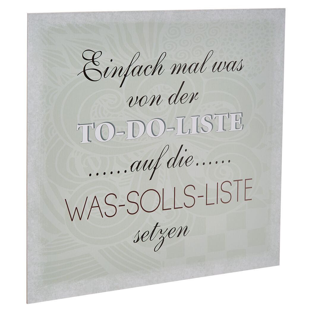 Decopanel "To-Do-Liste" 29 x 29 cm