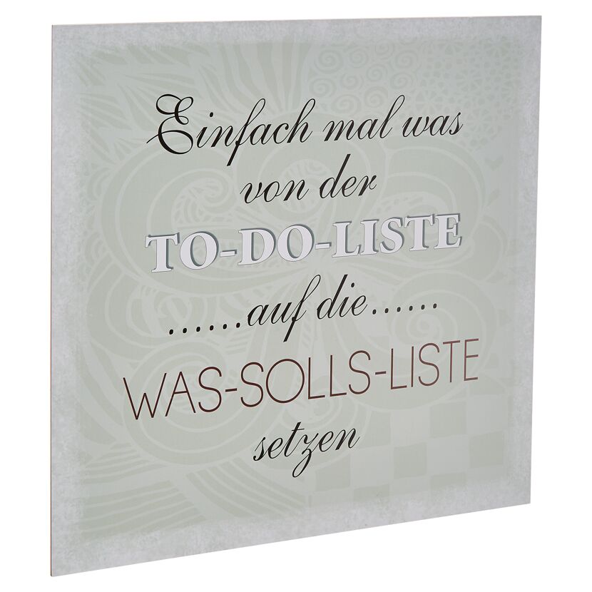 Decopanel "To-Do-Liste" 29 x 29 cm