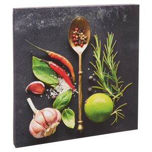 Leinwandbild Canvas "Vintage Herbage III" 27 x 27 cm