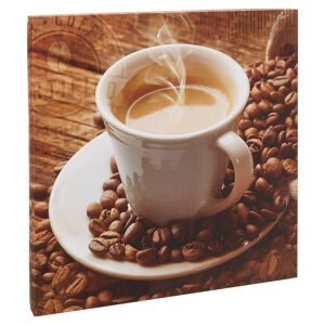 Leinwandbild Canvas "Coffee Warm-Up I" 27 x 27 cm