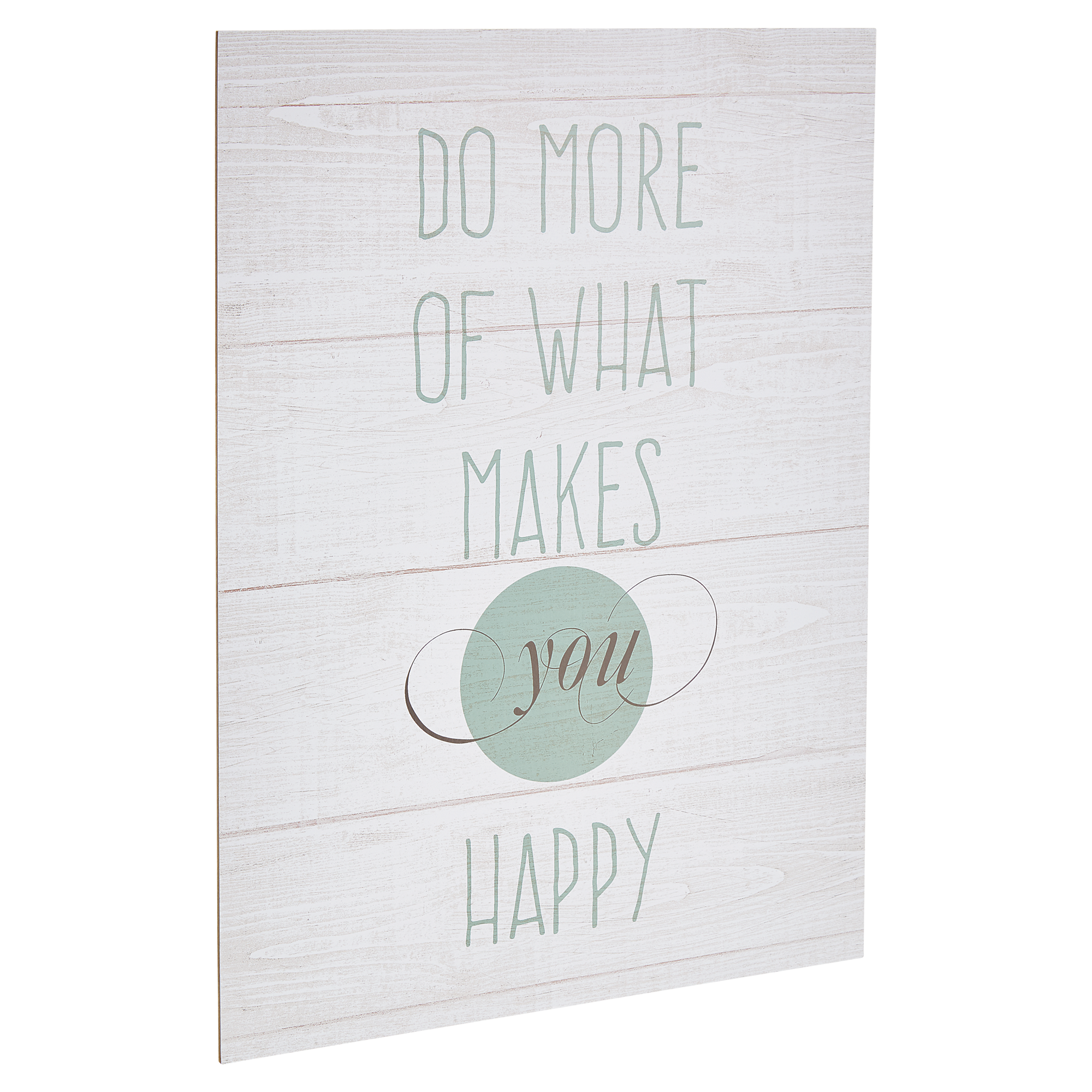Decopanel "What makes you happy" beige 30 x 40 cm + product picture
