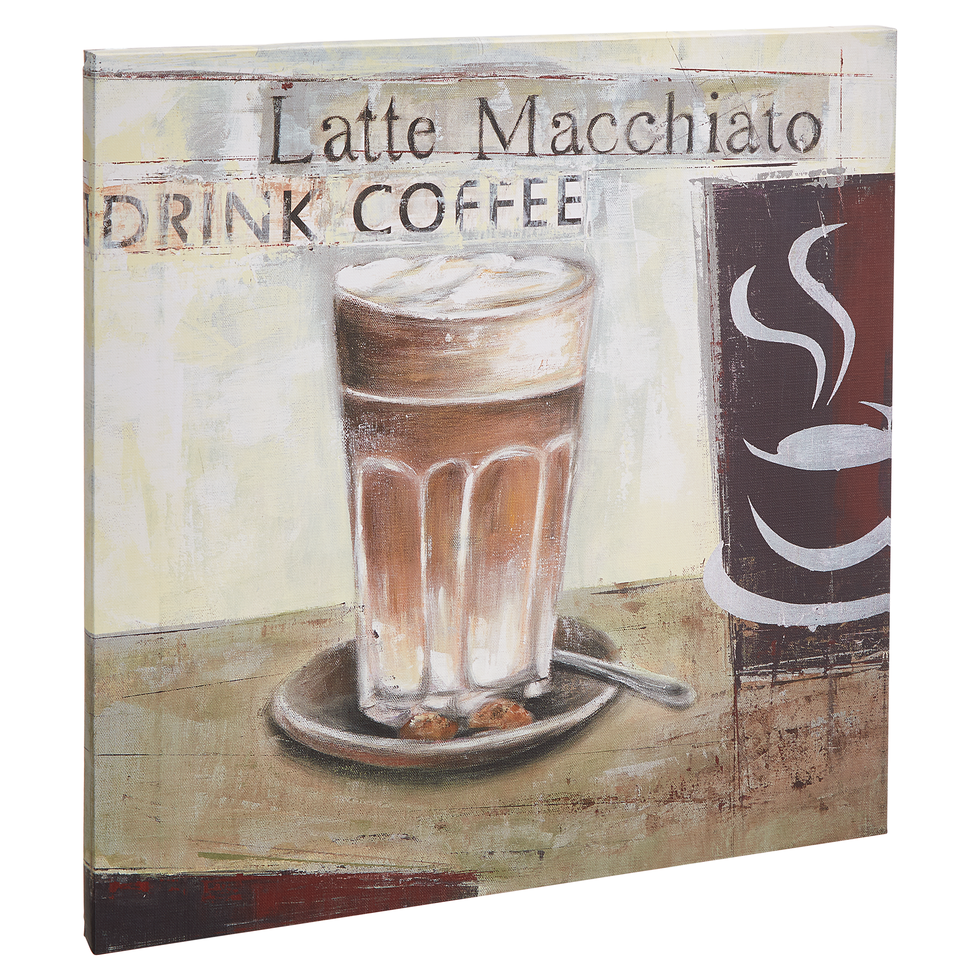 Leinwandbild Canvas "Drink Coffee" 40 x 40 cm + product picture