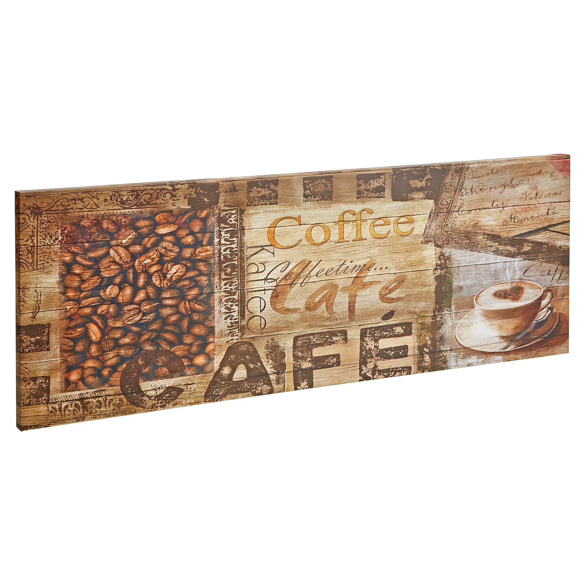 Leinwandbild Canvas "Coffeetime" 77 x 27 cm + product picture