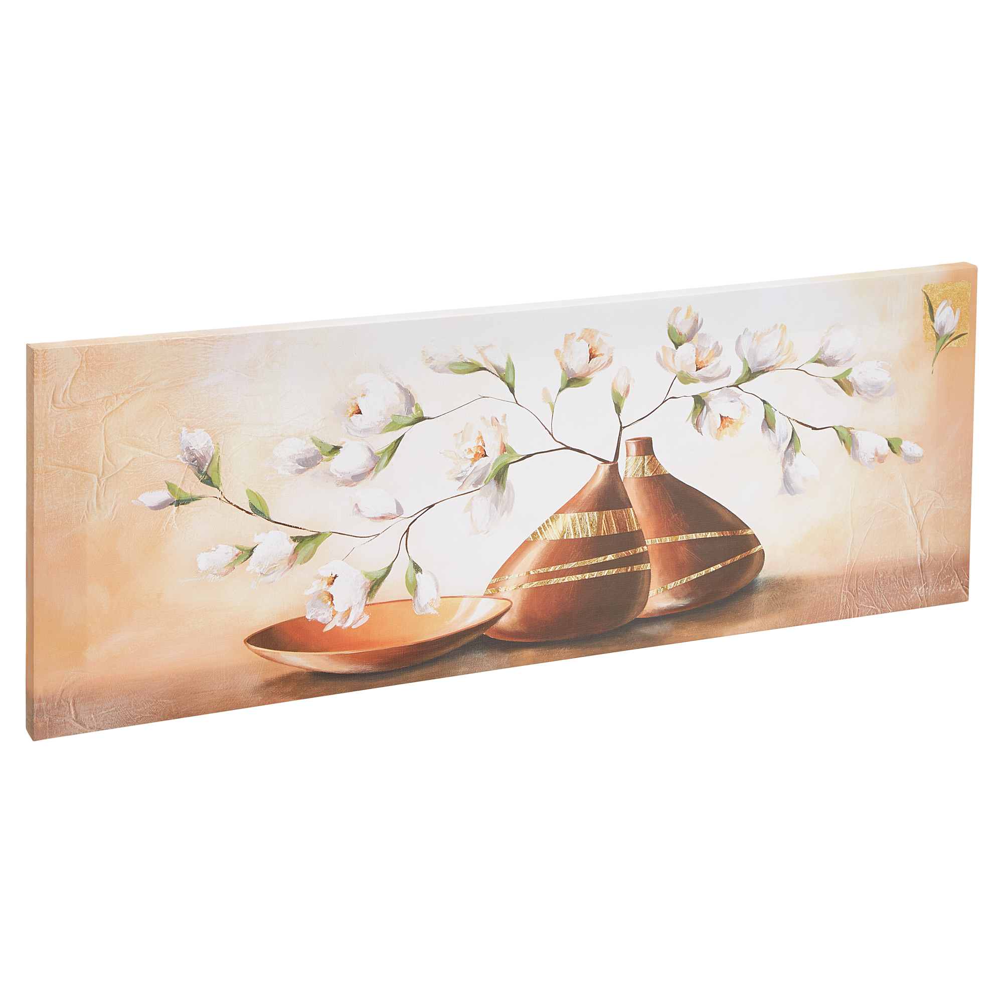 Leinwandbild Canvas "Blumenvasen" 77 x 27 cm + product picture