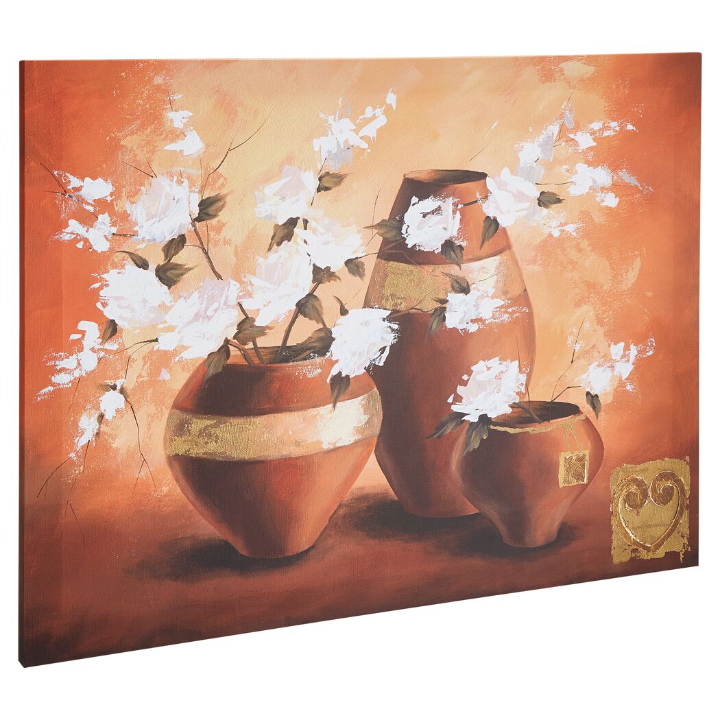 Leinwandbild Canvas "Blumenvasen" 77 x 57 cm