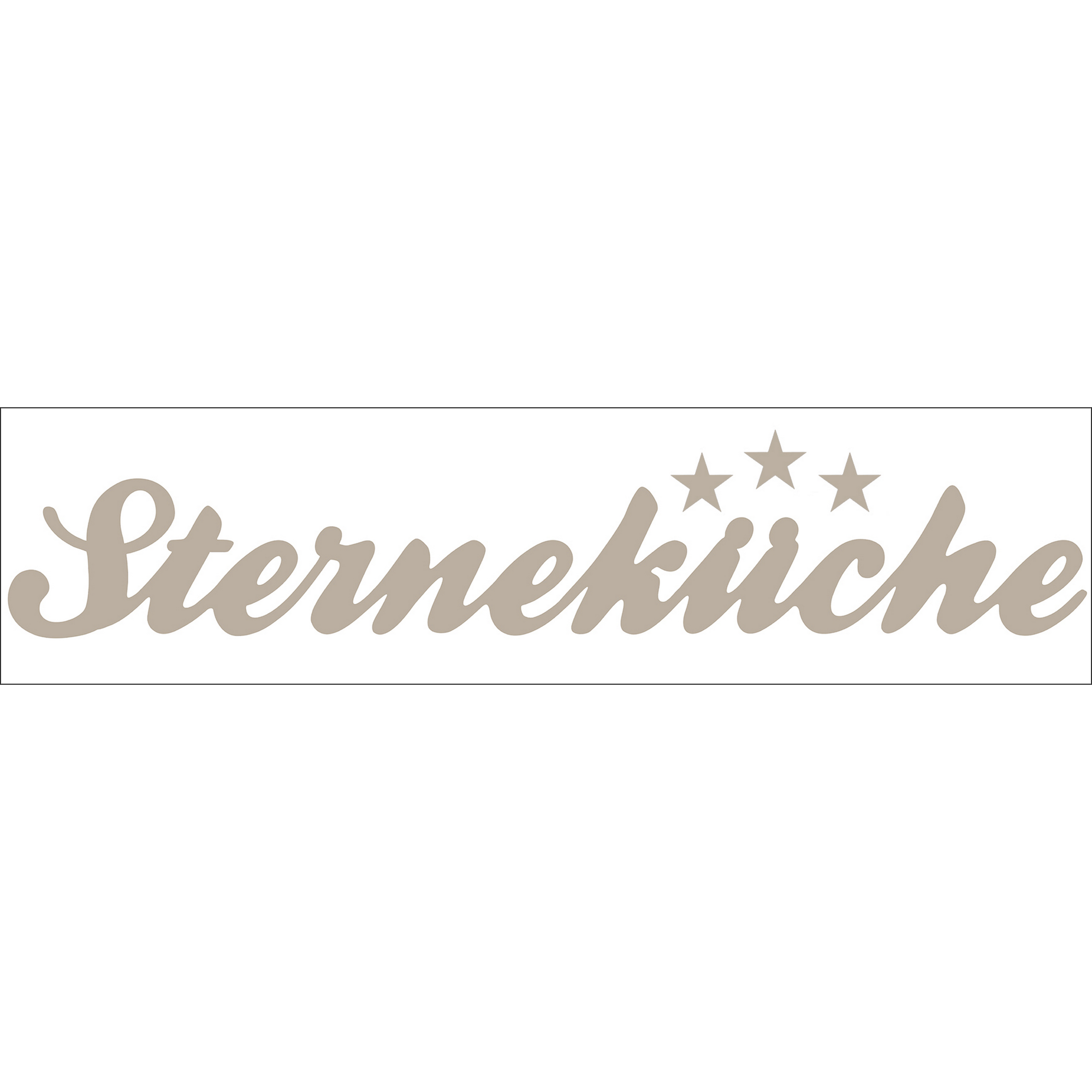 Decopanel Cut-Out 'Sterneküche' 30 x 118 cm + product picture