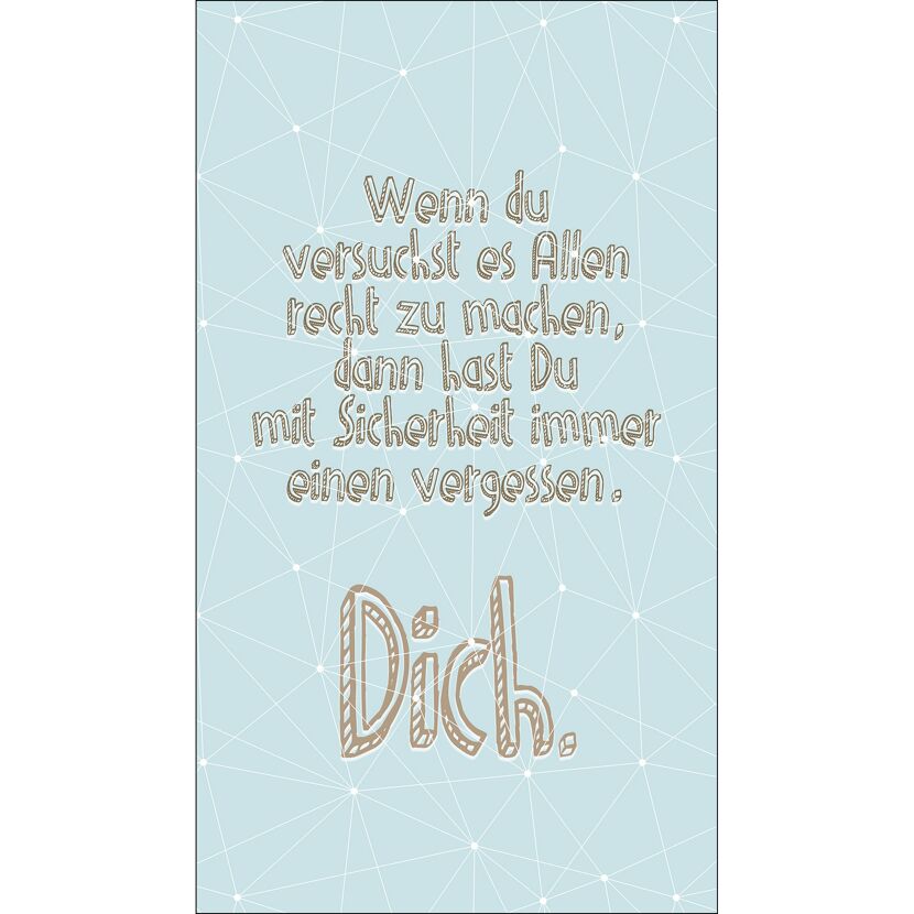 Decopanel 'Your Slogan' 15 x 30 cm
