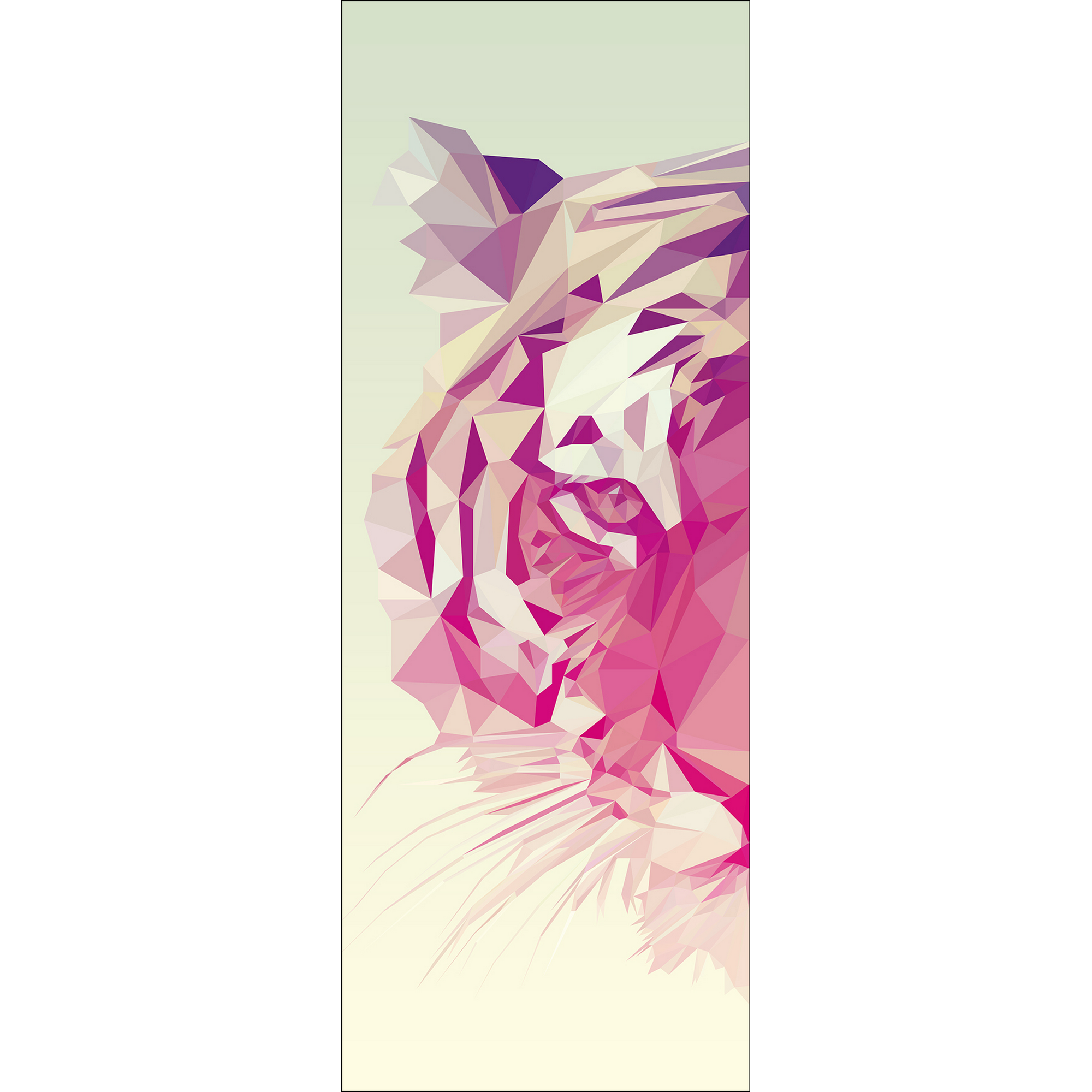 Leinwandbild Canvas-Art 'Polygon Tiger' 27 x 77 cm + product picture