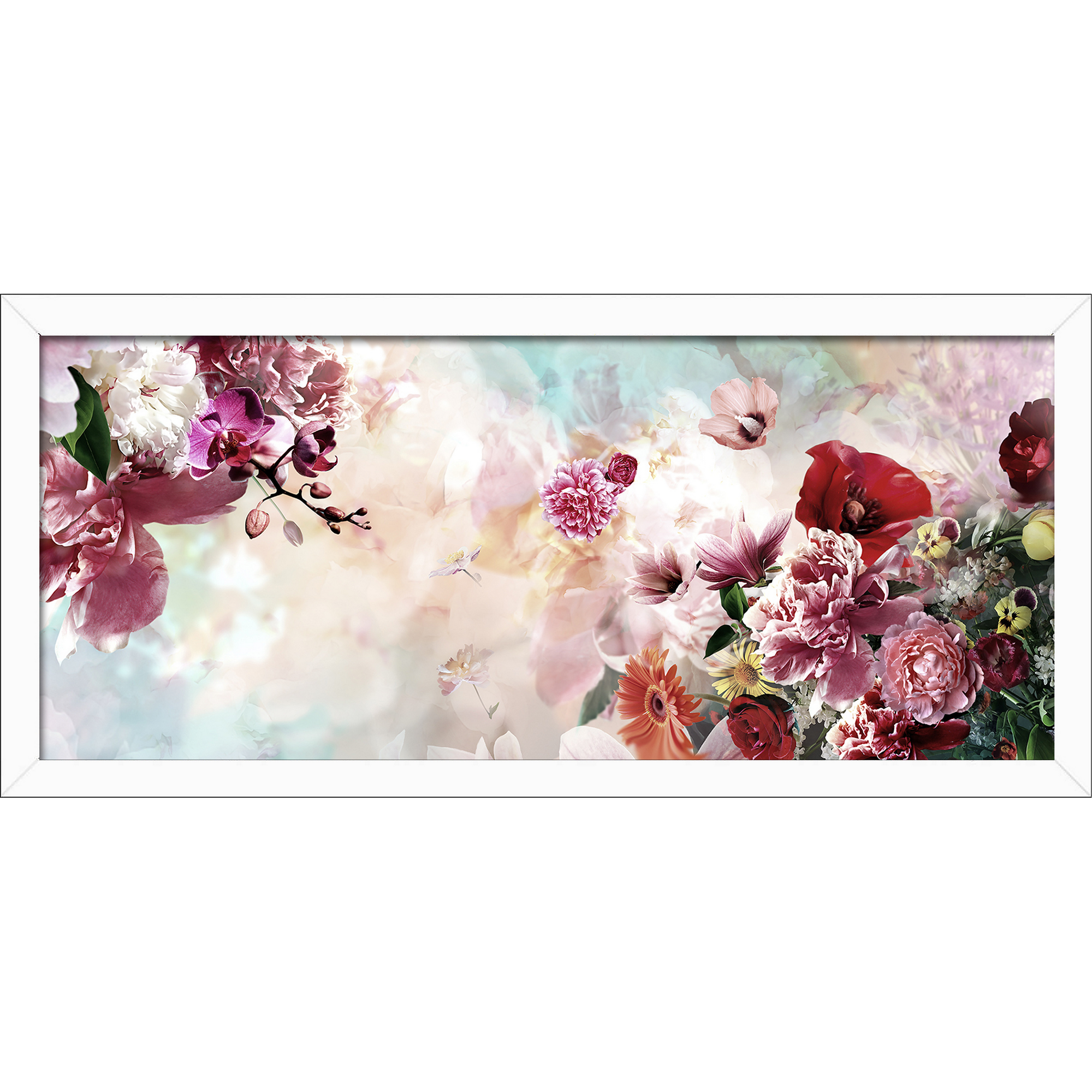 Framed-Art 'Flowers III', 60 x 130 cm + product picture