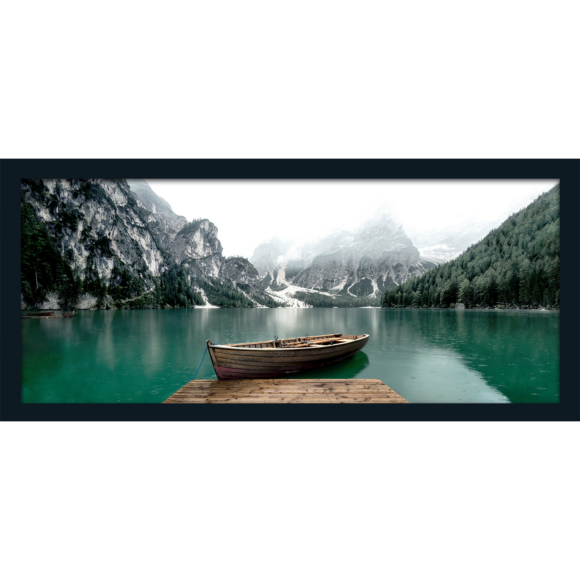 Kunstdruck Oversized 'Wildsee ll' gerahmt 60 x 130 cm + product picture
