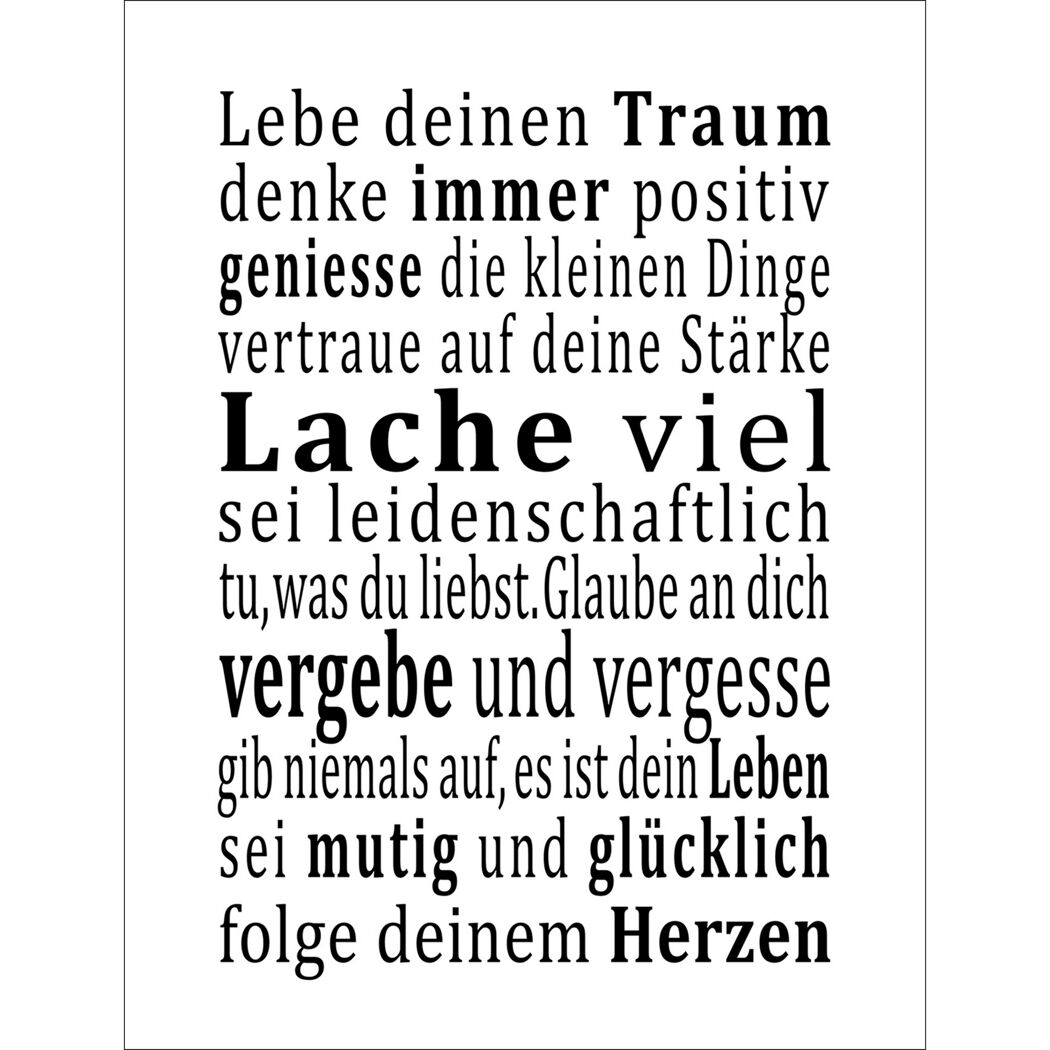 Motivierender Text: Lebe deinen Traum