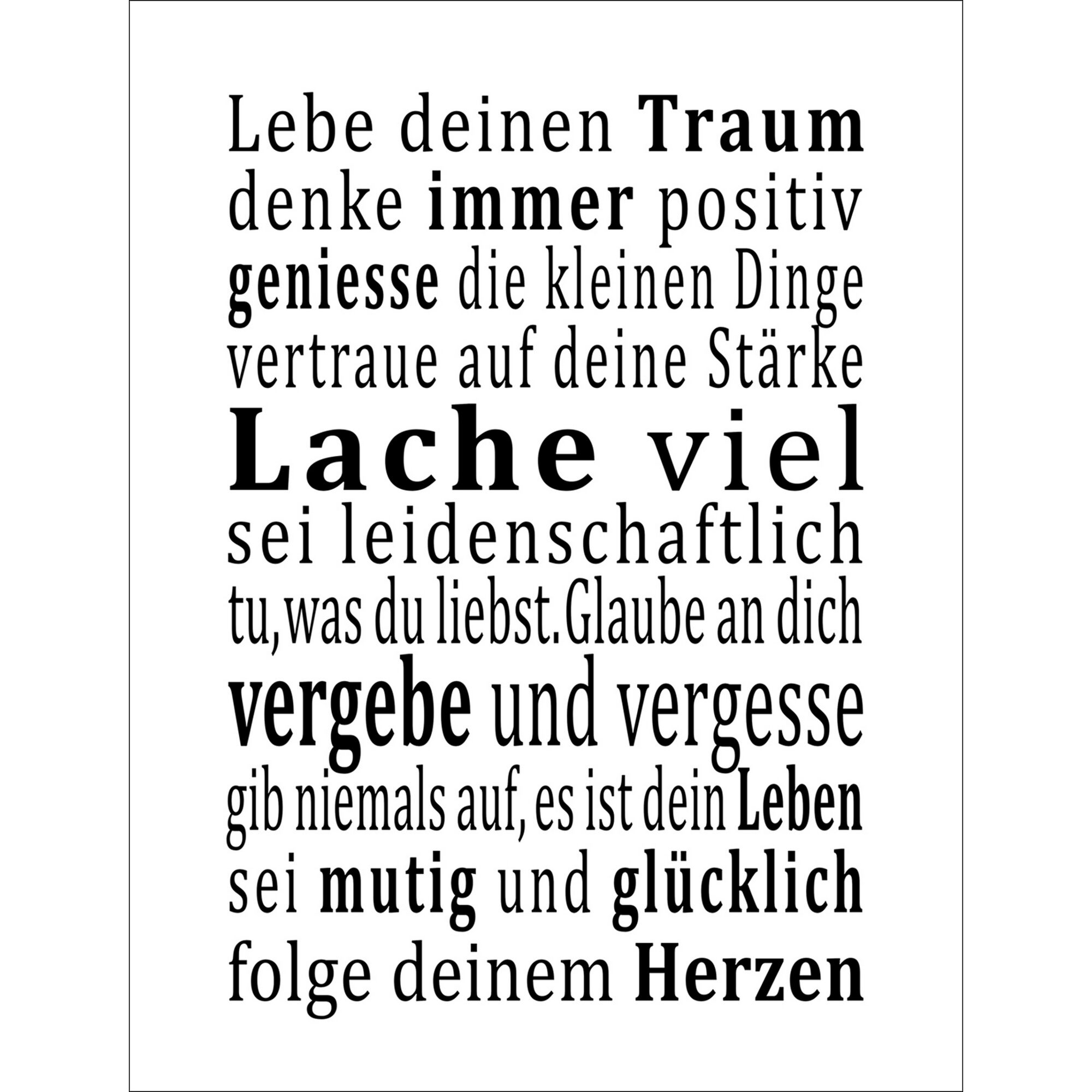 Motivierender Text: Lebe deinen Traum